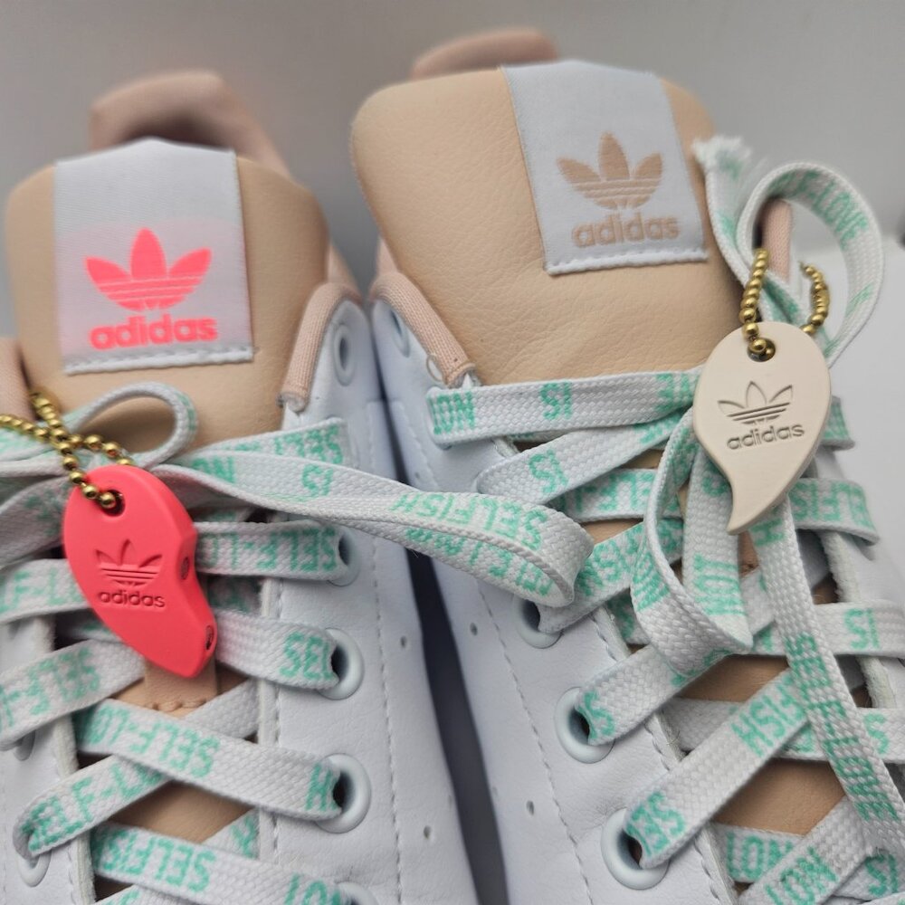 Adidas Stan Smith Self Love Magnetic Half Heart Bestie Sneakers Sz 8